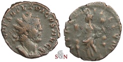 Ancient Coins - Tetricus I Antoninianus - Obv. Legend IMP C P ESV TETRICVS AVG - Very Rare - RIC 72