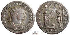 Ancient Coins - Aurelianus Antoninianus - IMP C AVRELIANVS INVICT AVG - extremely rare