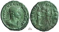 Ancient Coins - Aurelianus AE As - CONCORDIA AVG - RIC 80