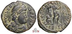 Ancient Coins - Valens AE 19 mm - GLORIA ROMANORVM - Siscia mint - RIC 14 b