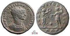 Ancient Coins - Aurelianus Antoninianus - IMP C L D AVRELIANVS P F INVICT AVG - extremely rare