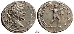 Ancient Coins - Septimius Severus Denarius - IOVI PROPVGNATORI - Jupier - RIC 131