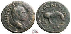 Ancient Coins - Elagabalus AE 24 mm - Alexadria - Troas - SNG Cop 203