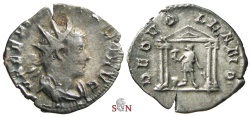 Ancient Coins - Valerianus I Antoninianus - DEO VOLKANO - RIC 5 - scarce - Ex Lückger Collection
