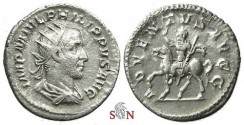 Ancient Coins - Philippus I. Antoninianus - ADVENTVS AVG - RIC 26b