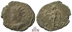 Ancient Coins - Tetricus II Antoninianus - SPES AVGG - very rare with left facing bust