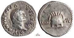 Ancient Coins - Vespasianus Denarius - Modius with corn-ears - RIC 110