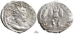 Ancient Coins - Gallienus Antoninianus - GERMANICVS MAX V - RIC 18