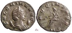 Ancient Coins - Salonina Antoninianus - AVG IN PACE - RIC 58