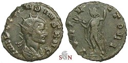 Ancient Coins - Claudius II Gothicus Antoninianus - IOVI VICTORI - RIC 54