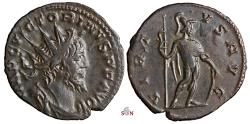 Ancient Coins - Victorinus Antoninianus - VIRTVS AVG - Elmer 699 - Ex Zschucke Collection
