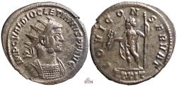 Ancient Coins - Diocletianus Antoninianus - IOVI CONSERVAT - Ticinum mint - RIC 225