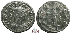 Ancient Coins - Probus Antoninianus - PROVIDE AVG - rare obv. legend with INV - RIC 717