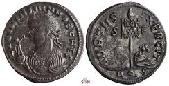 Ancient Coins - Licinius II Follis - VIRTVS EXERCIT - Aquileia - RIC 44