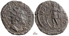 Ancient Coins - Postumus Antoninianus - MARS VICTOR - Elmer 389 - Very rare