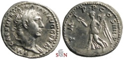 Ancient Coins - Trajanus Denarius - Victory advancing left - RIC 60