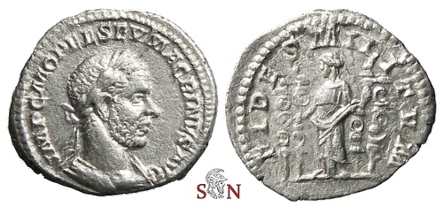 Denarius - Maximinus Thrax (FIDES MILITVM; Fides) - Roman Empire