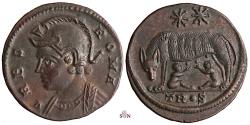Ancient Coins - VRBS ROMA Commemorative - She-wolf suckling Romulus and Remus - Trier mint