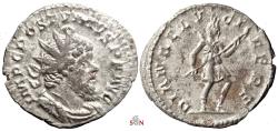 Ancient Coins - Postumus Antoninianus - DIANAE LVCIFERE - Extremely Rare