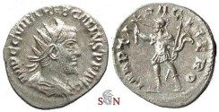 Ancient Coins - Trebonianus Gallus Antoninianus - MARTI PACIFERO - RIC 85