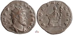 Ancient Coins - Postumus Antoninianus - Aureolus - FIDES AEQVIT - Elmer 603 - very rare