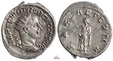 Ancient Coins - Trebonianus Gallus Antoninianus - PAX AETERNA - RIC 71
