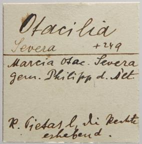 Ancient Coins - Otacilia Severa As - PIETAS AVGVSTAE - ex Grohs-Fligely collection 1875-1962