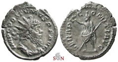Ancient Coins - Postumus Antoninianus - SERAPI COMITI AVG - Elmer 383 - Ex Lückger Collection