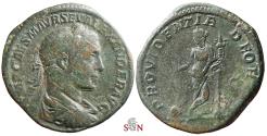 Ancient Coins - Severus Alexander Sestertius - PROVIDENTIA DEORVM - RIC 597