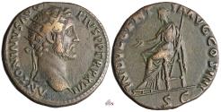 Ancient Coins - Antoninus Pius Dupondius - INDVLGENTIA - RIC 919