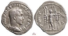 Ancient Coins - Maximinus Thrax Denarius - P M TR P PP - four standards (!) - RIC -