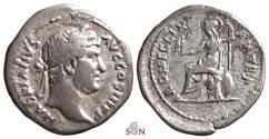 Ancient Coins - Hadrianus Denarius - ROM FELIX P M TR P - eastern mint - very rare