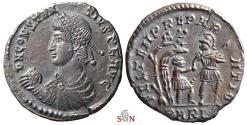 Ancient Coins - Constantius II Maiorina - FEL TEMP REPARATIO - Alres - Arelate - RIC 108