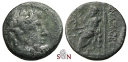 Ancient Coins - Cilicia, Anazarbus, AE 20mm - Zeus enthroned left - struck under Tarkondimotos I. 39-31 BC.