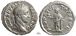 Ancient Coins - Severus Alexander Denarius - PERPETVITATI AVG - RIC 208