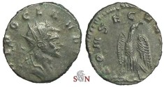 Ancient Coins - Divus Claudius II Gothicus Antoninianus - eagle standing left - RIC 266