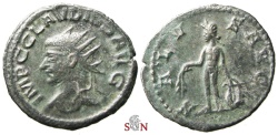 Ancient Coins - Claudius II. Gothicus Antoninianus - SALVS AVG - Apollo stg. facing - RIC online 1051