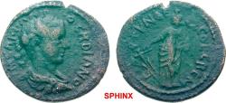 Ancient Coins - 441FFAK19) Very rare.****PISIDIA Cremna Gordian III AD 238-244. Bronze (AE; 19-20mm; 4.65g; 12h) IM CA M ANT-O GRDIANO (sic) Laureate, draped and cuirassed bust of Gordian III 