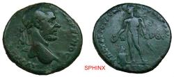 Ancient Coins - 802EK3Z) Roman Provincial, Macrinus (217-218 AD), AE27 (10.79 Grms, 25 mm) of Nikopolis ad Istrum, Moesia Inferior, Magistrate: Statius Longinus. Obverse: AVT K M OΠEΛΛI CEV MAKΡEI