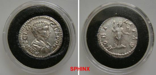 262FR0Z) GETA, as Caesar. 198-209 AD. AR Denarius (18.5 mm, 3.49