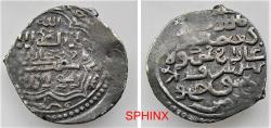 Ancient Coins - 55EE22) Ilkhanid, Ghazan Mahmud (694-703h), Dirham, 21 mm, 2.11 grms, post-reform coinage, TRILINGUAL : Arabic, Uighur, and Pagspa; Mint of Bazar (69)9 AH, A 2173. Very fine, toned
