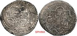 World Coins - 596CRR6X) Ilkhanids. Abu Sa‘id. AH 716-736 / AD 1316-1335. AR 6-Dirhams (31.2mm, 10.50 g, 6h). Type C. Jajerm mint. Dated AH 719 (AD 1319/20). Diler 488; Album 2199. Good VF.