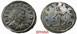 Ancient Coins - 381GM2Z) Probus, AE Antoninianus (3.43 g, 22.5 mm), Siscia mint. Obverse: IMP PROBVS PF AVG, radiate, draped and cuirassed bust right. Reverse: LAETITIA AVG, Laetitia standing left