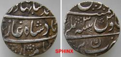 Ancient Coins - 129FC5) INDIA, Mughal Kings. Nasir al-Din Muhammad Shah. 1719-1748. AR Rupee (24 mm, 11.22 gm). Regnal year 3 Titles of Muhammad Shah with date / Regnal year and mint. KM 436.56; V