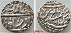 Ancient Coins - 118RH22) INDIA, Mughal Empire. Aziz al-Din Alamgir II. 1754-1759. AR Rupee (20.5 mm, 11.28 g). NAJIBABAD mint. Dated year 6 and [AH 1168 or 1169] (AD 1755/6). KM 460.35. Good VF.