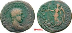 Ancient Coins - 29AK8FM) VERY RARE MACEDONIA Thessalonici Severus Alexander as Caesar AD 221-222. Bronze (AE; 24-26mm; 10.00g; 7h) M AVP AΛΕΞΑΝΔΡΟC KAIC Bare-head,
