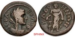 Ancient Coins - 407KC22P) VERY RARE PHRYGIA, Cadi. Pseudo-autonomous issue. Time of Trebonianus Gallus to Gallienus, AD 251-268. AE (24mm, 9.38 g, 7h). Veiled and draped bust of Boule right,