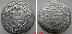 World Coins - 135RH5U) SAMANID, NASR II IBN AHMAD, 301-331 AH / 914-943 AD, AR DIRHAM (4.82 GRMS, 31 MM) - Unusually heavy for a dirham : see note below - STRUCK AT THE MINT OF MA'ADAN VF/XF