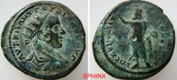 Ancient Coins - 451RL5Z) Roman Provincial, Nicopolis ad Istrum, Moesia Inferior,  Gordian III. AD 238-244. AE (13.19 grms, 28.5 mm); Magistrate: Sabinius Modestus, consular legate. Obverse: Radiat