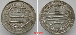 World Coins - 22RL6Z)  THE ABBASID CALIPHATE, FIRST PERIOD : AL-MA'MUN, 194-218 AH / 810-833 AD, AR DIRHAM, 2.71 GRMS, 25 MM, STRUCK AT THE MINT OF MADINAT SAMARQAND IN THE YEAR 200 AH XF